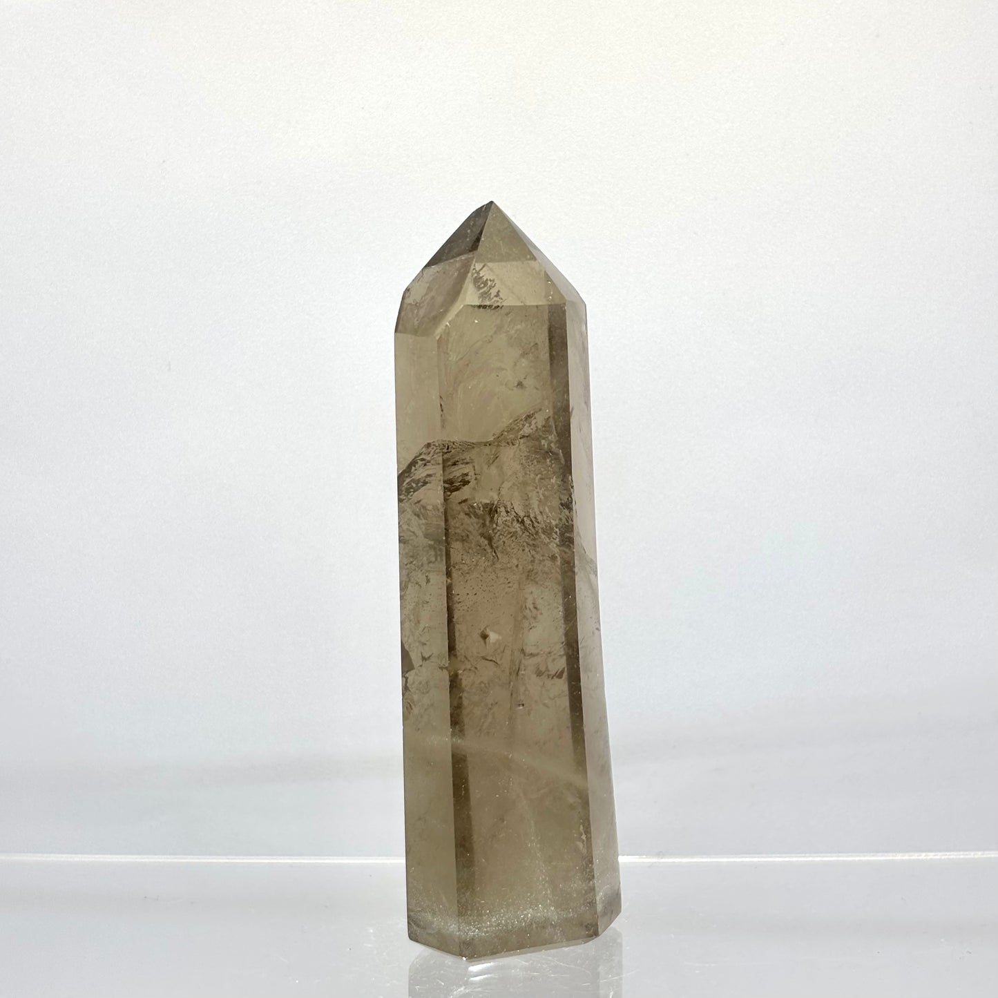 Røgkvarts poleret spids 10,7 cm | nr. 2 Røgkvarts poleret spids 10,7 cm | nr. 2