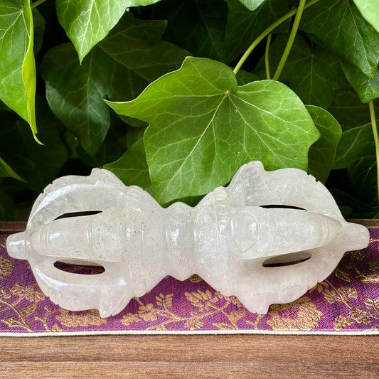 Billede af Vajra Dorje | håndskåret | Himalaya Bjergkrystal | 18 cm