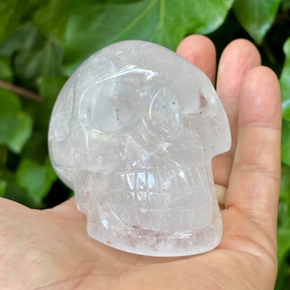 Krystal kranie | håndskåret | Himalaya Bjergkrystal | 8,5 cm