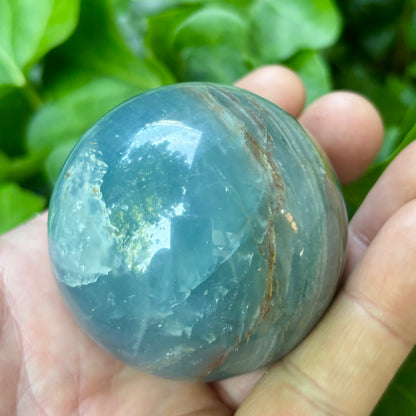 Blue onyx kugle - 5,5 cm | nr. 5