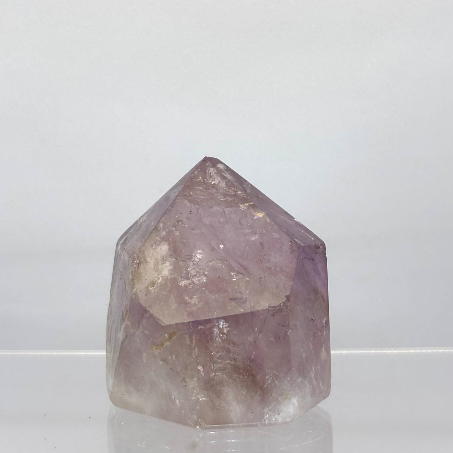 Unik ametyst spids 5 cm - poleret | nr. 7 Unik ametyst spids 5 cm - poleret | nr. 7