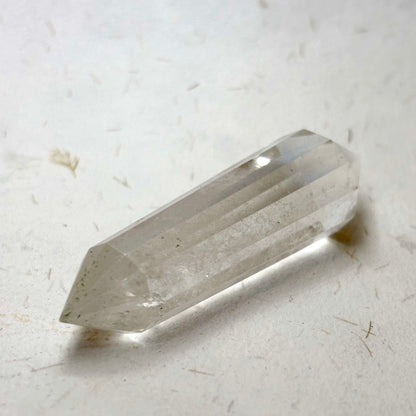 Vogel-cut Himalaya bjergkrystal - 12 facetter - 7,3 cm | nr. 23