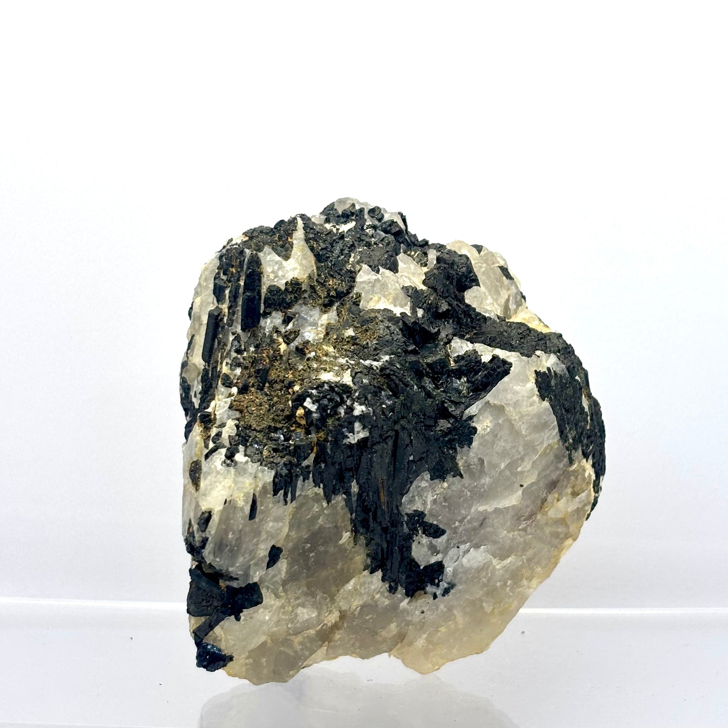 Kvarts og Turmalin, Zimbabwe 8 cm | nr. 5 Kvarts og Turmalin, Zimbabwe 8 cm | nr. 5