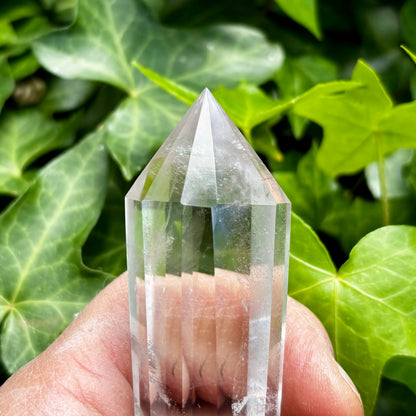 12 facet Vogel bjergkrystal 16,7 cm