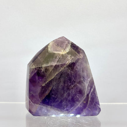 Chevron ametyst spids 6,5 cm - poleret | nr. 9