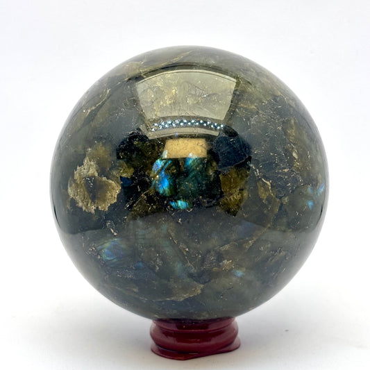 Billede af Labradorit kugle 8,9 cm