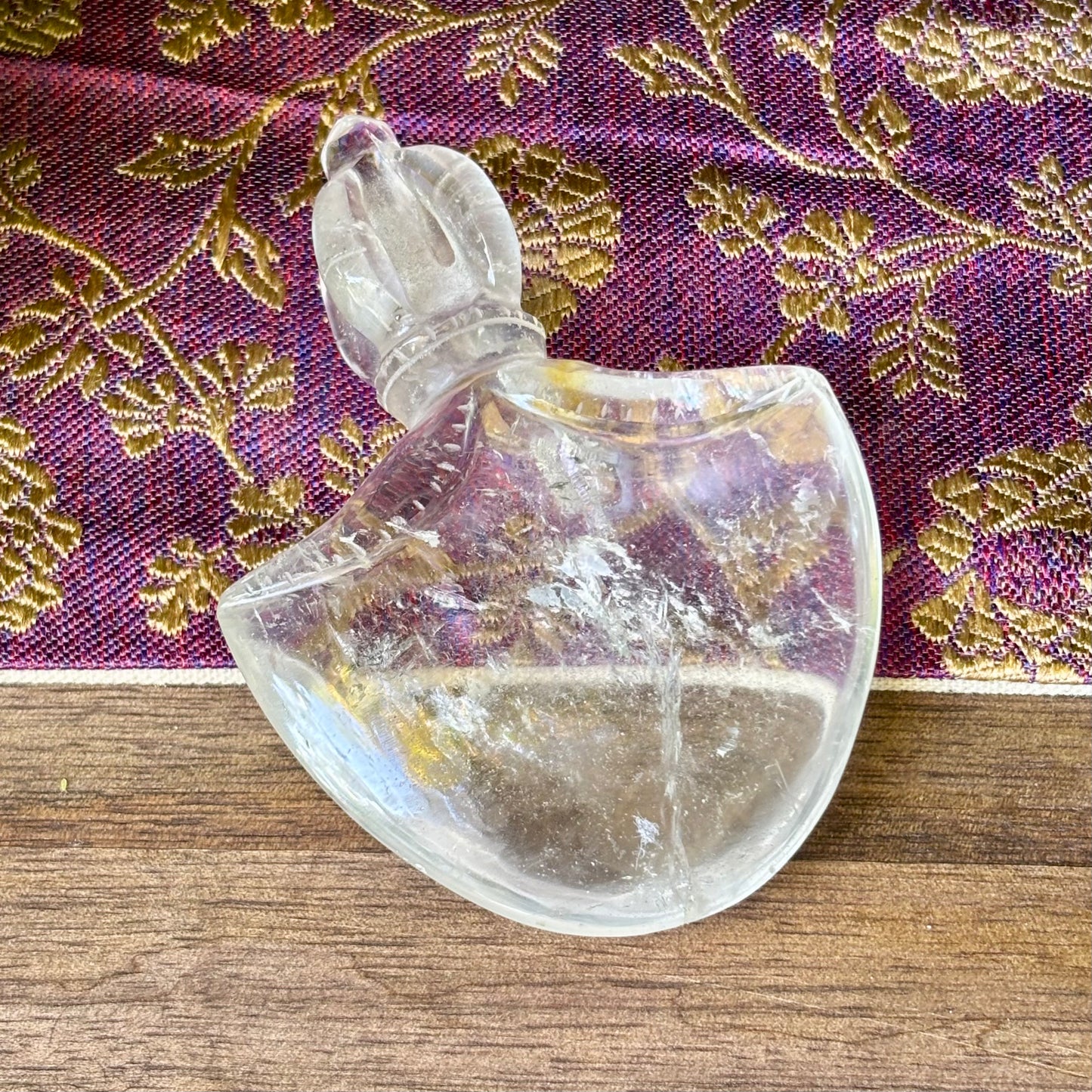Kartika Vajra Dorje | håndskåret | Himalaya Bjergkrystal | 8,8 cm Kartika Vajra Dorje | håndskåret | Himalaya Bjergkrystal | 8,8 cm