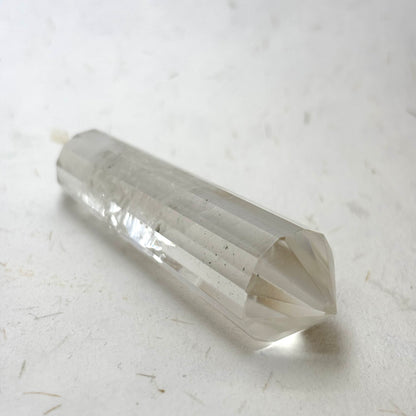 Vogel-cut Himalaya bjergkrystal - 12 facetter - 7,8 cm | nr. 25