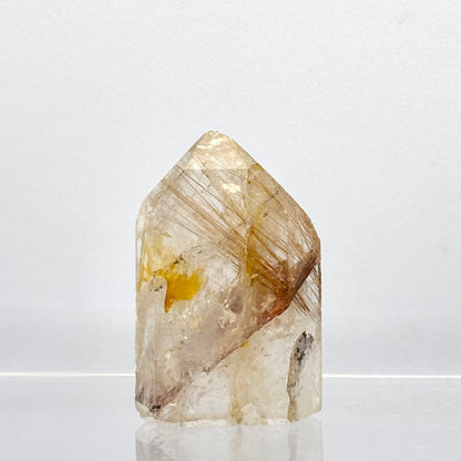 Bjergkrystal spids med rutiler, Madagaskar 4,5 cm | nr. 3