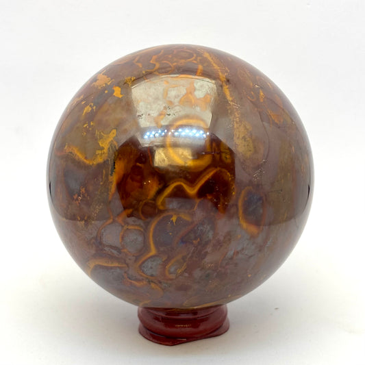 Billede af Luminar jaspis kugle - 7,5 cm