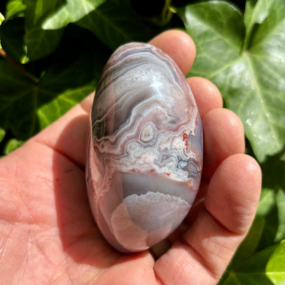 Sashe Agat palmstone 7 cm