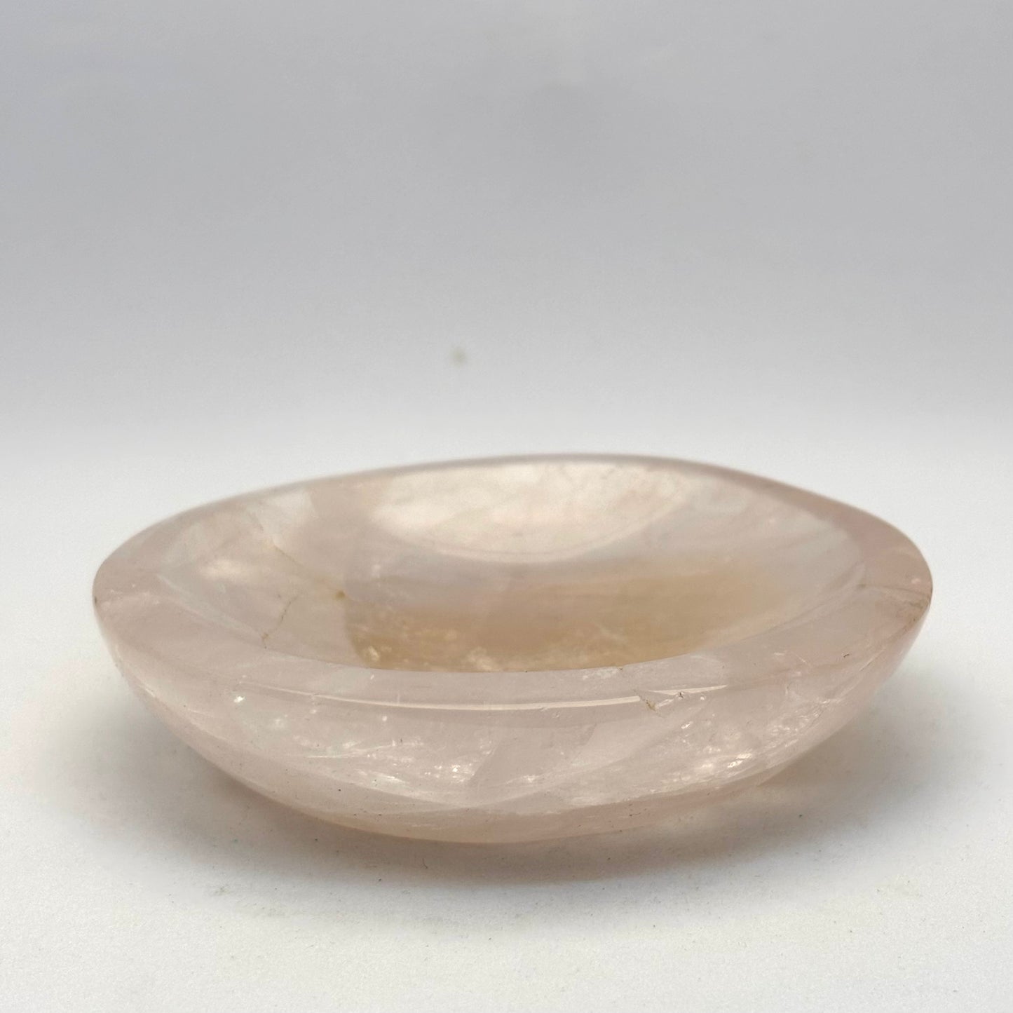 Oval rosakvarts skål 8,5 cm | nr. 4 Oval rosakvarts skål 8,5 cm | nr. 4