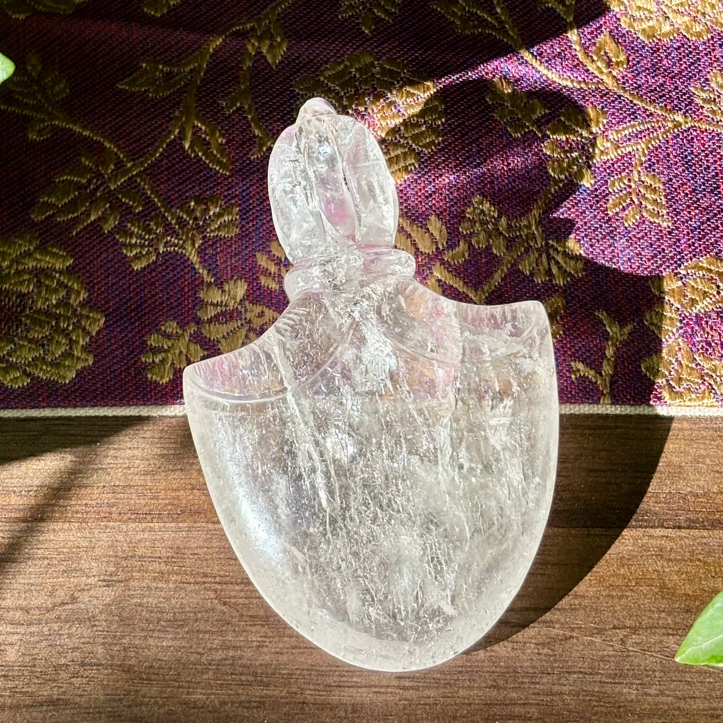 Kartika Vajra Dorje | håndskåret Himalaya Bjergkrystal | 8,3 cm Kartika Vajra Dorje | håndskåret Himalaya Bjergkrystal | 8,3 cm