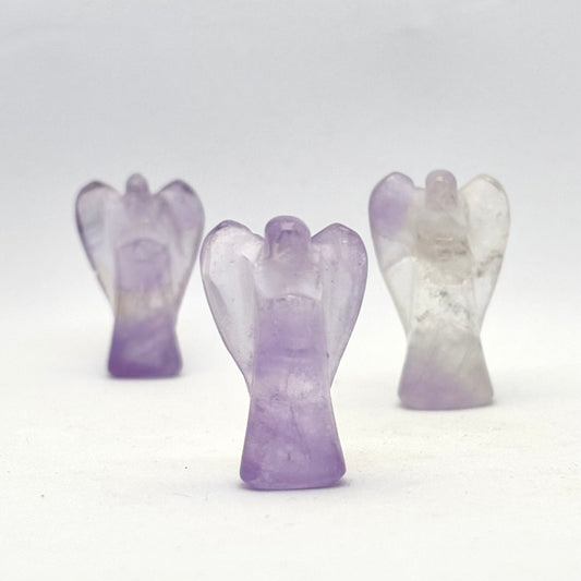 Billede af Ametyst engel - 3 cm lys