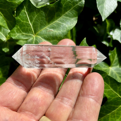 Vogel-cut Himalaya bjergkrystal | 12 facetter | 8 cm