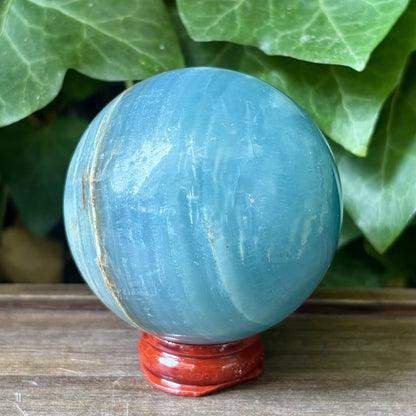 Blue onyx kugle - 6 cm | nr. 6
