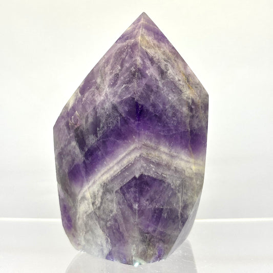 Billede af Chevron ametyst spids 9,5 cm - poleret | nr. 2
