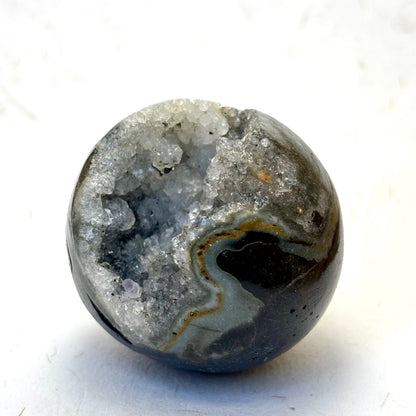 Kvarts kugle m. Grotte - 4,8 cm | nr. 15