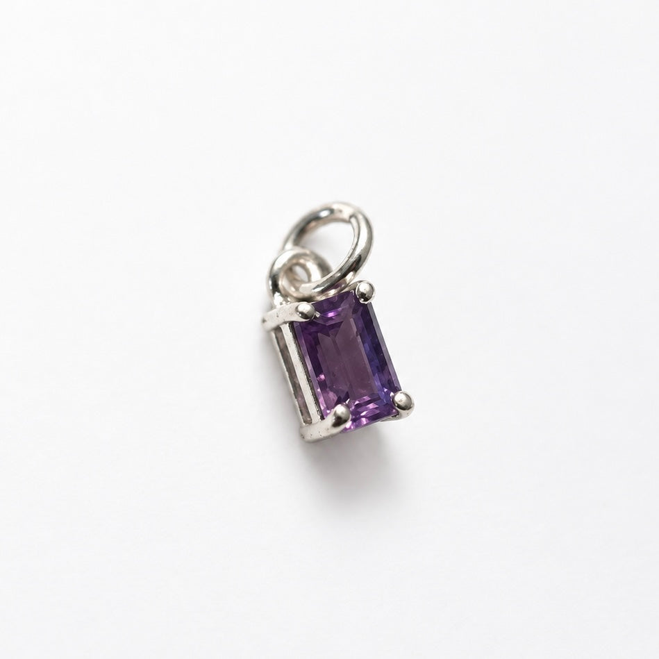 Ametyst charm – 925 Sølv vedhæng Ametyst charm – 925 Sølv vedhæng