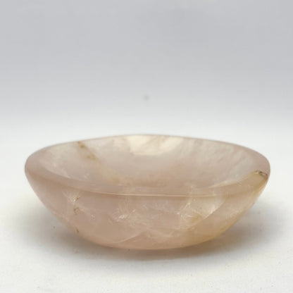 Oval rosakvarts skål 7,5 cm | nr. 6