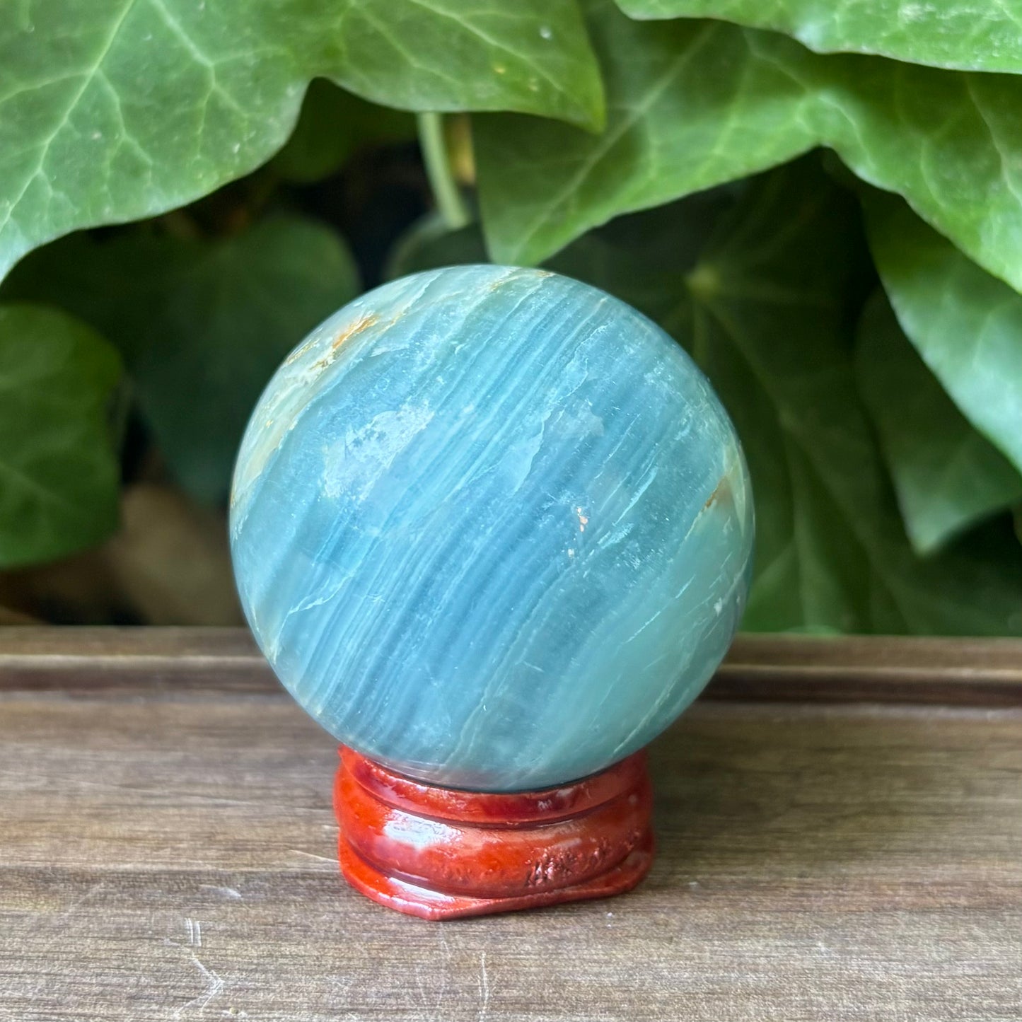 Blue onyx kugle - 4,5 cm | nr. 3 Blue onyx kugle - 4,5 cm | nr. 3
