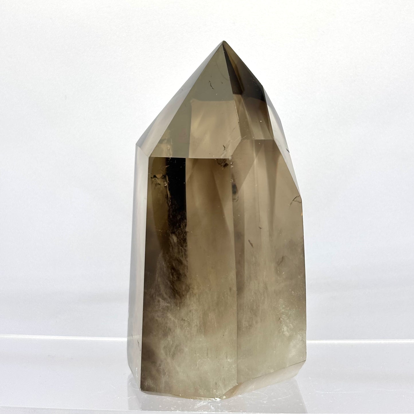 Røgkvarts poleret spids 9,8 cm | nr. 1 Røgkvarts poleret spids 9,8 cm | nr. 1