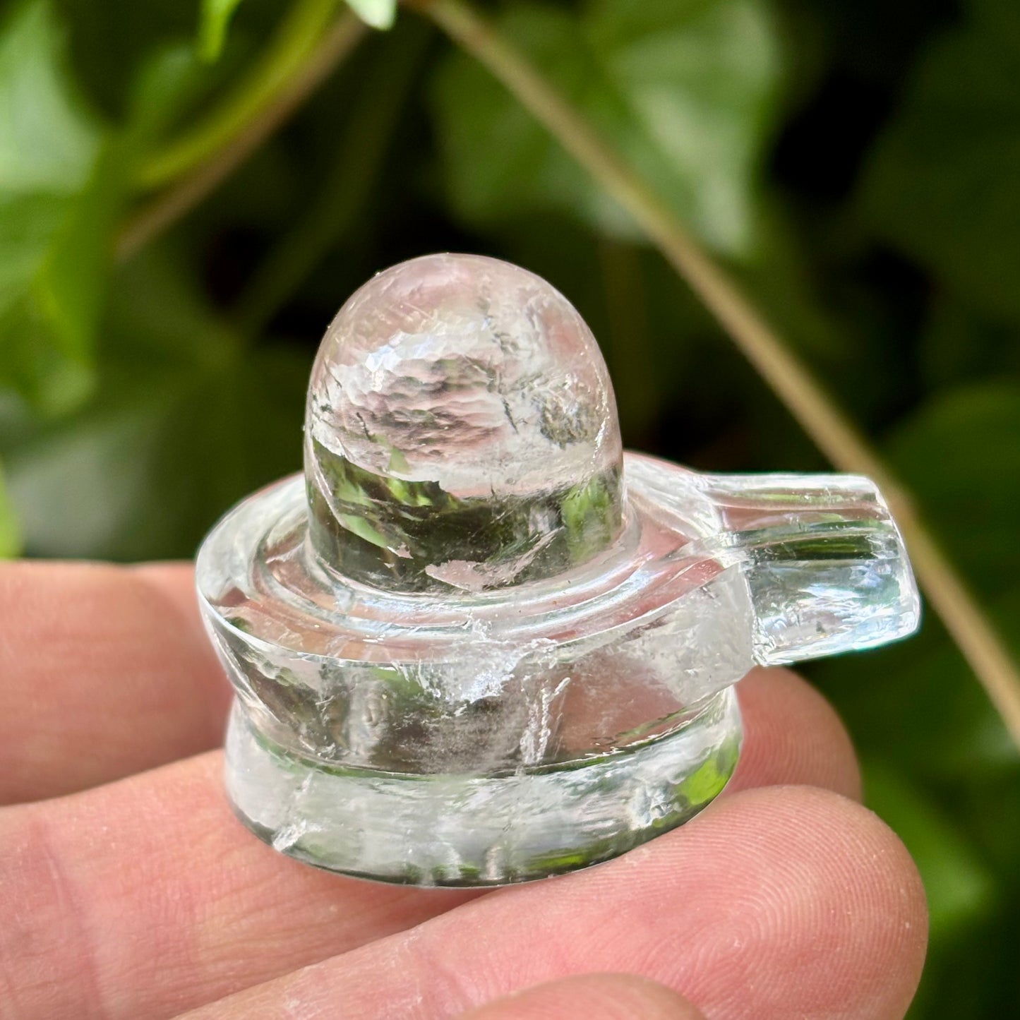 Shiva Linga | håndskåret Himalaya Bjergkrystal | 3,5 cm Shiva Linga | håndskåret Himalaya Bjergkrystal | 3,5 cm