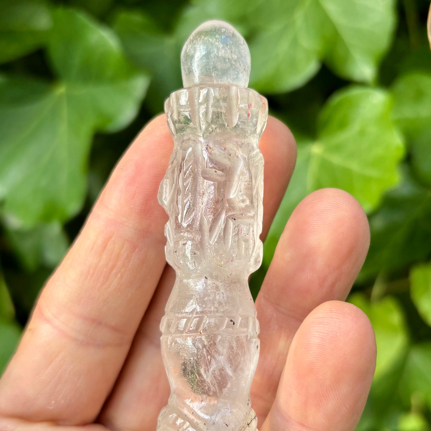 Phurba | håndskåret | Himalaya Bjergkrystal | 15 cm Phurba | håndskåret | Himalaya Bjergkrystal | 15 cm