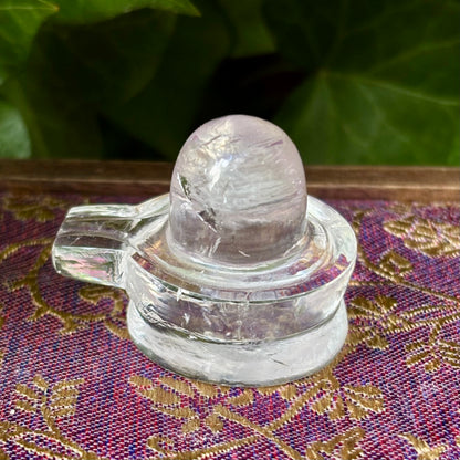 Shiva Linga | håndskåret Himalaya Bjergkrystal | 3,5 cm