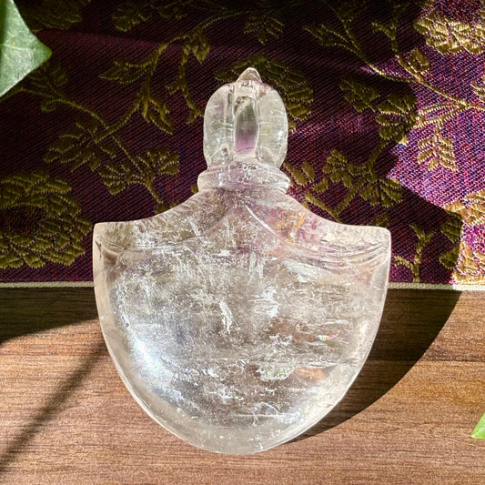 Billede af Kartika Vajra Dorje | håndskåret Himalaya Bjergkrystal | 8,8 cm