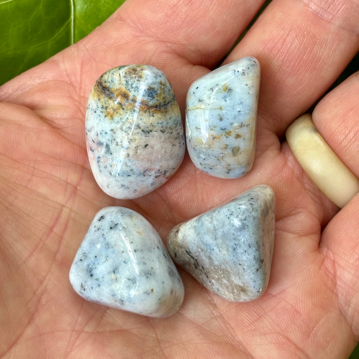 Agat, Ice blue - Lommesten Agat, Ice blue - Lommesten