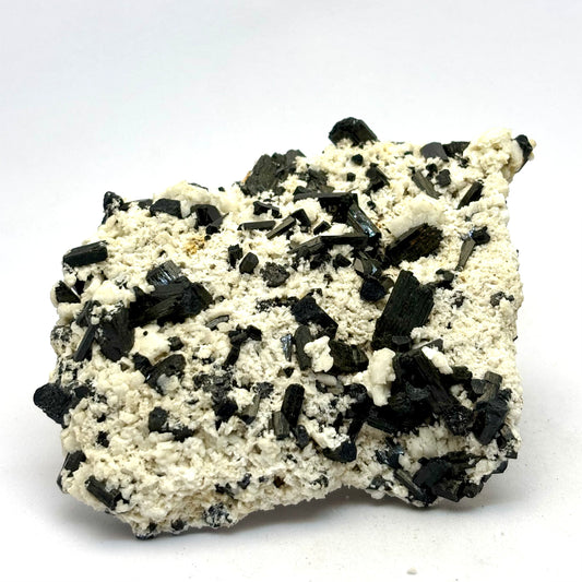 Billede af Sort Turmalin i hyalit klynge 9 cm Erongo | nr. 4