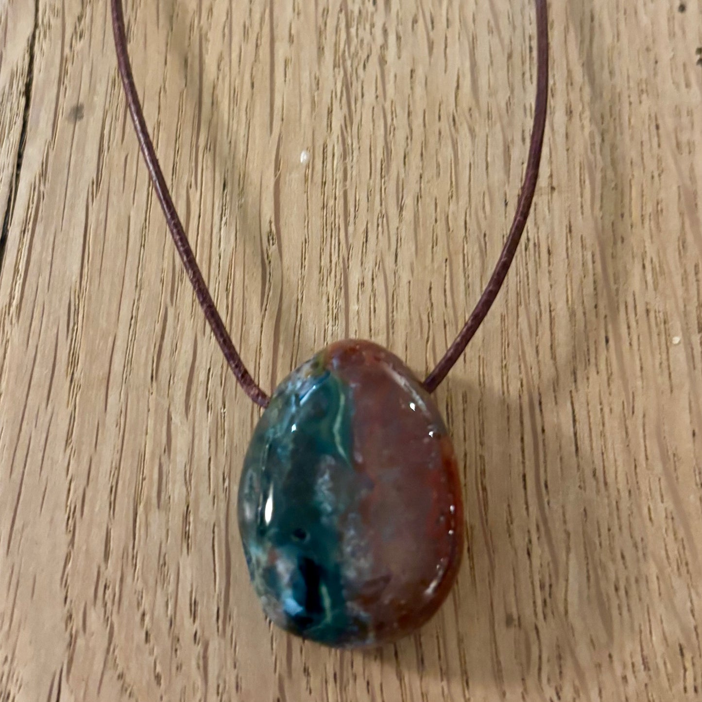 Ocean jaspis halskæde - nr 1 Ocean jaspis halskæde - nr 1