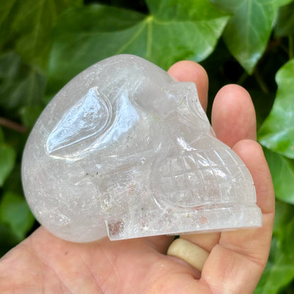 Krystal kranie | håndskåret | Himalaya Bjergkrystal | 8,5 cm