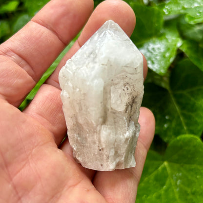 Bjergkrystal spids, candle kvarts - stående 6 cm