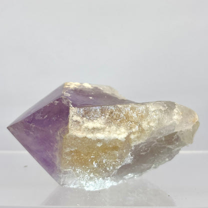 Jacaranda ametyst spids 8 cm m. Fantom - poleret top | nr. 5