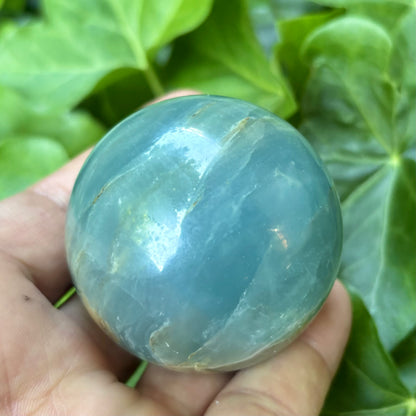 Blue onyx kugle - 5,5 cm | nr. 2