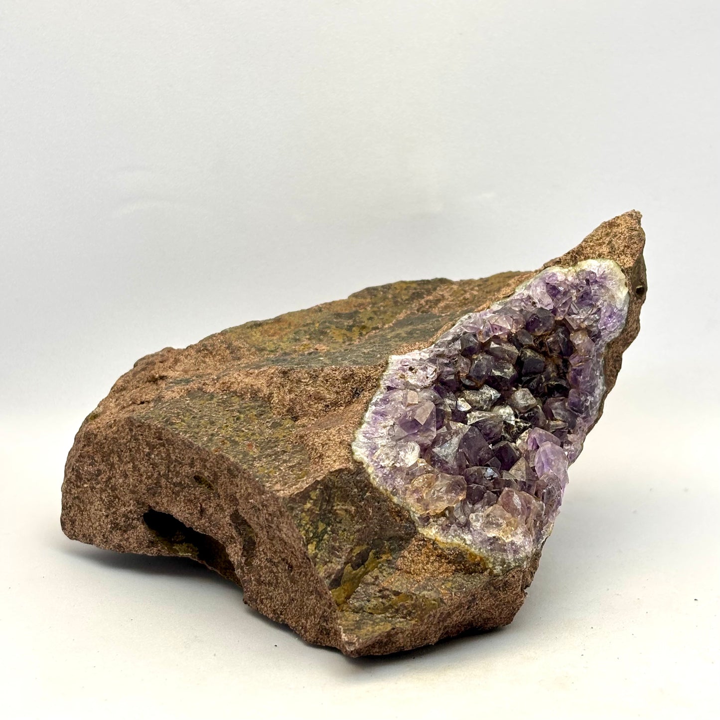 Naturlig ametyst klynge fra Zululand SA 13 cm | nr. 2 Naturlig ametyst klynge fra Zululand SA 13 cm | nr. 2