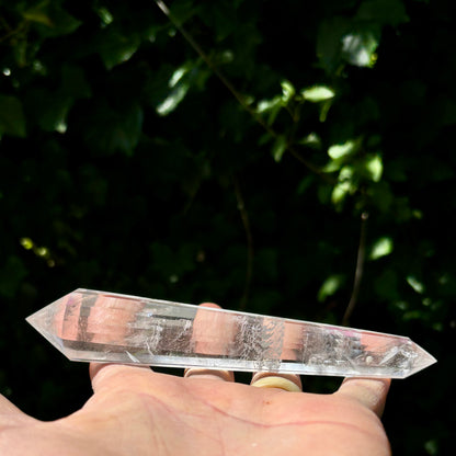 12 facet Vogel bjergkrystal 16,7 cm