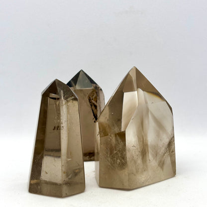 Røg kvarts trio super eksklusiv kvalitet | 5,8 - 6,4 cm