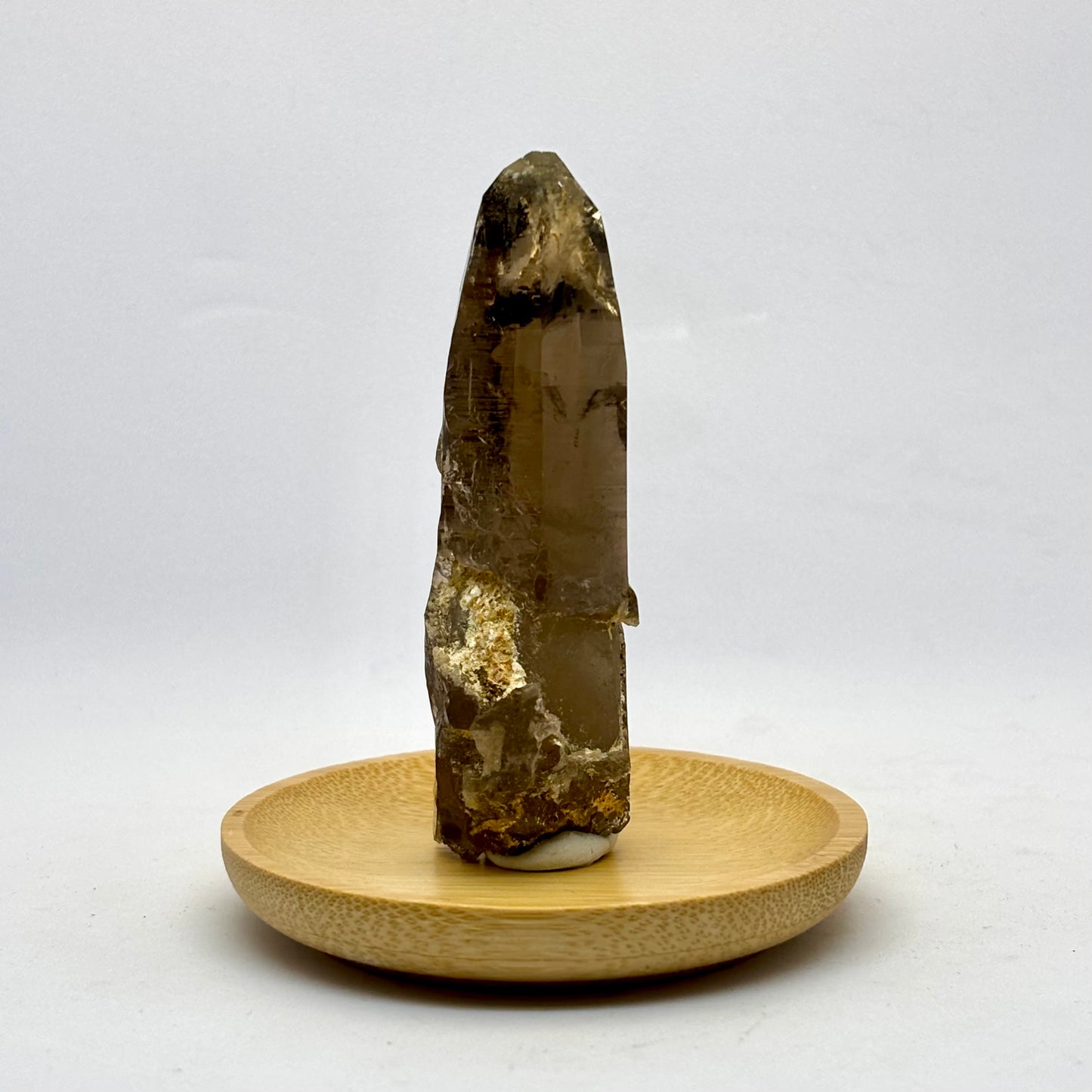 Røgkvarts lemurian spids naturlig 8,5 cm Røgkvarts lemurian spids naturlig 8,5 cm