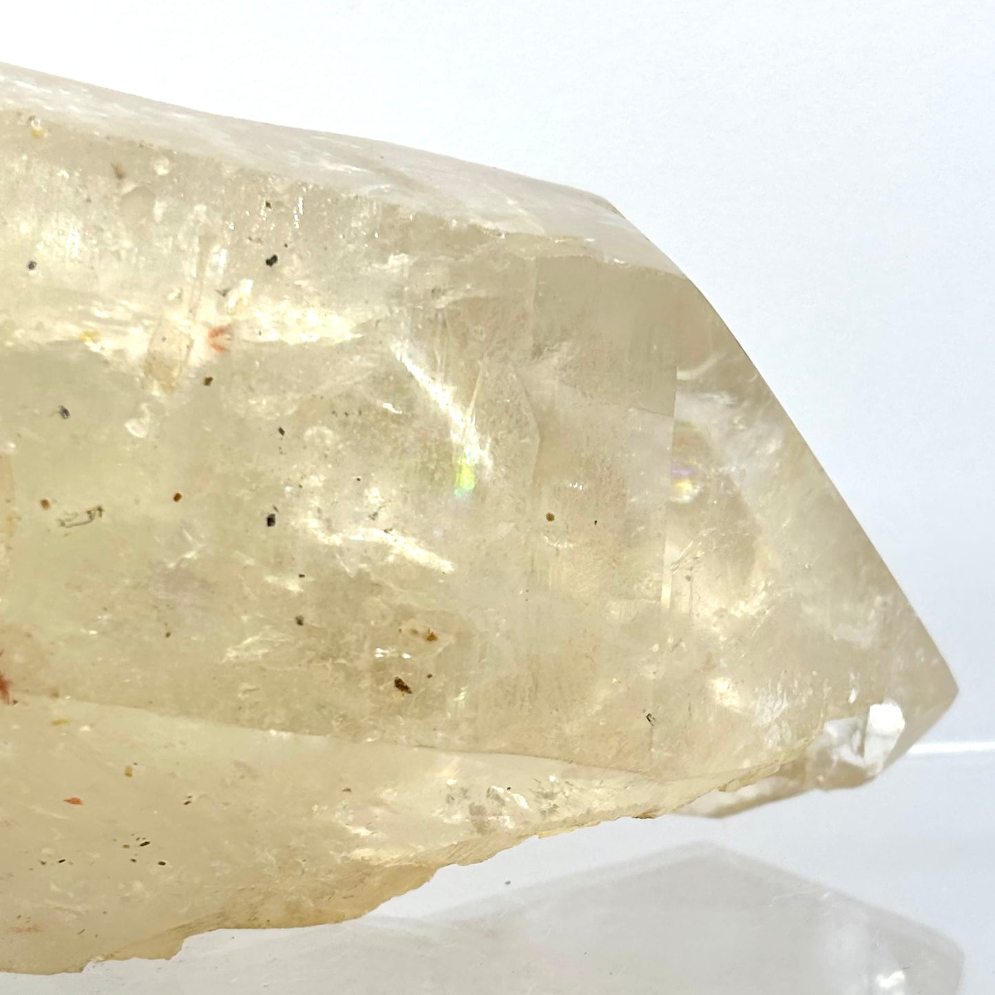 Bjergkrystal, delvist poleret, Angola 13 cm | nr. 1 Bjergkrystal, delvist poleret, Angola 13 cm | nr. 1