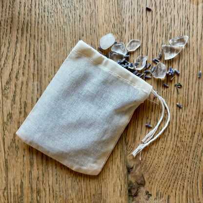 Sov godt - Bjergkrystal og Økologisk lavendel fra Provence i pose