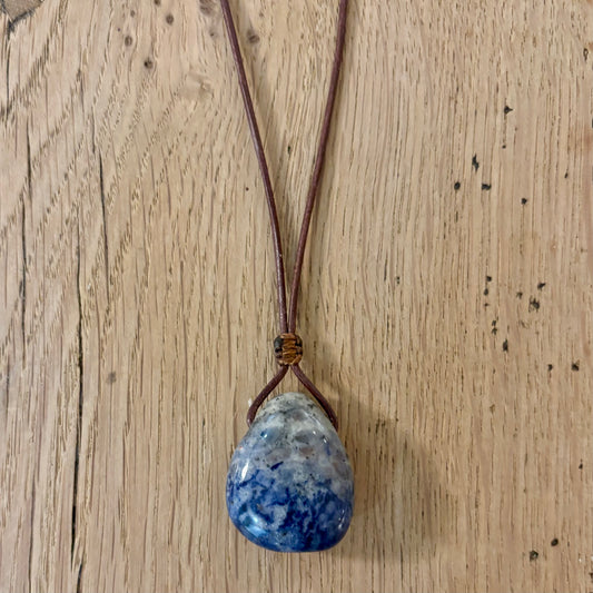 Billede af Sodalit halskæde nr 2