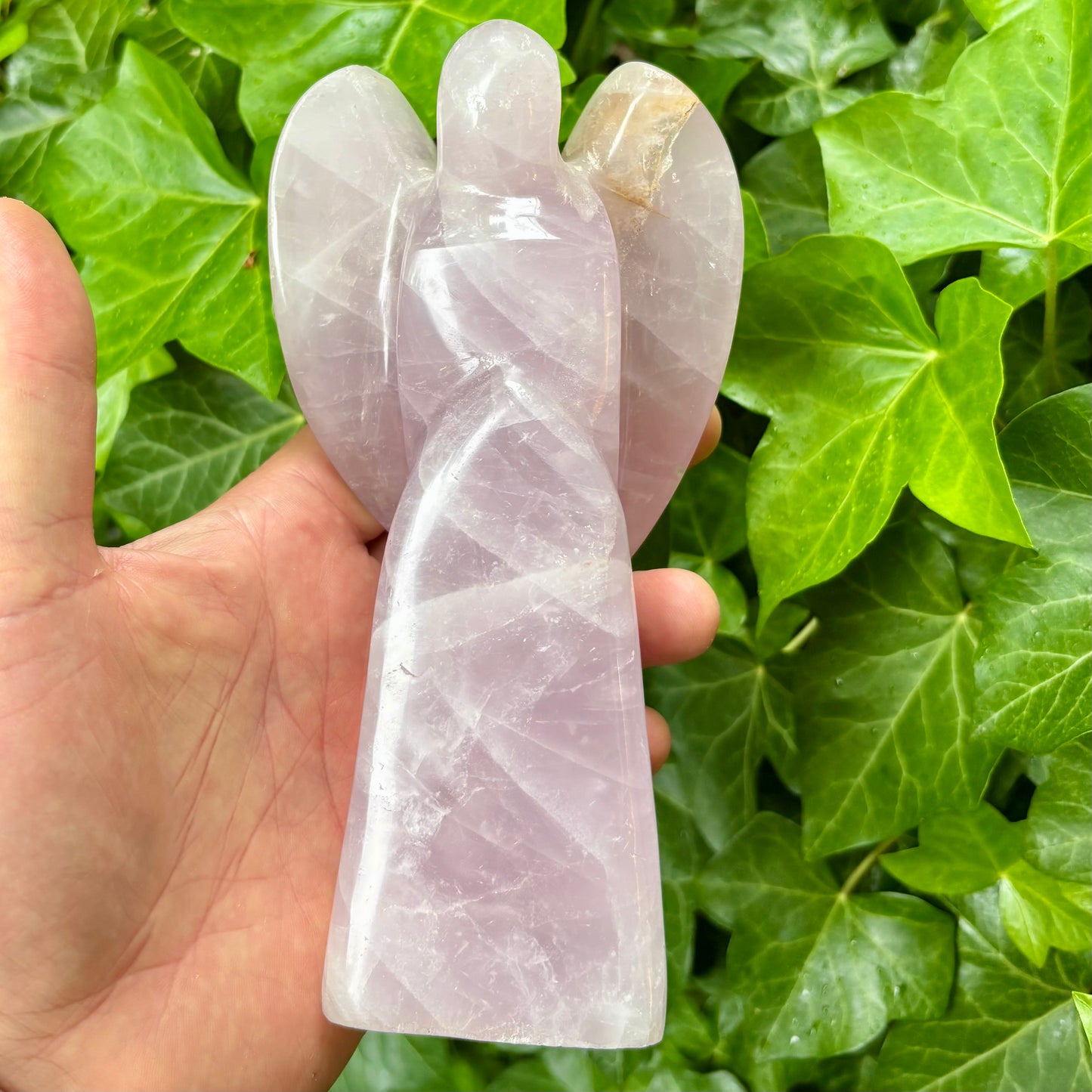 Rosakvarts engel - 17,5 cm Rosakvarts engel - 17,5 cm
