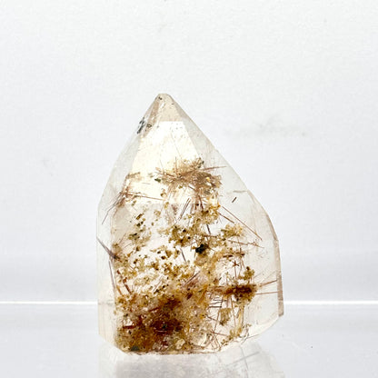 Bjergkrystal spids med rutiler, Madagaskar 5,3 cm | nr. 4