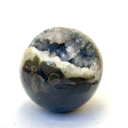 Kvarts kugle m. Grotte - 4,8 cm | nr. 15