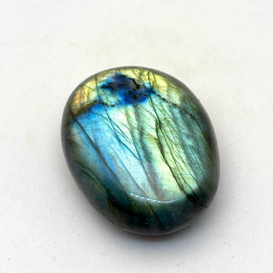 Billede af Labradorit palmstone | 5 cm nr 108