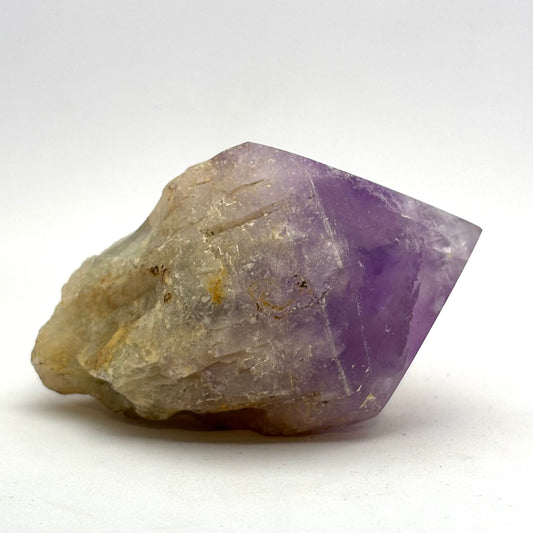 Billede af Amethystspitze, natürliche Basis, polierte Oberseite 10 cm