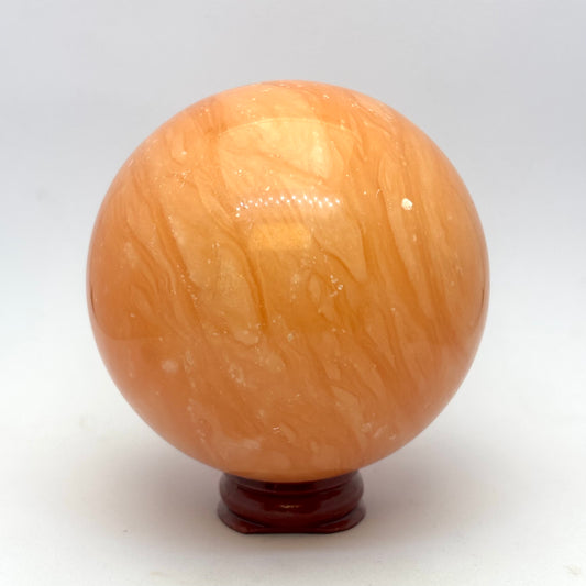 Billede af Orange calcit kugle 7,5 cm